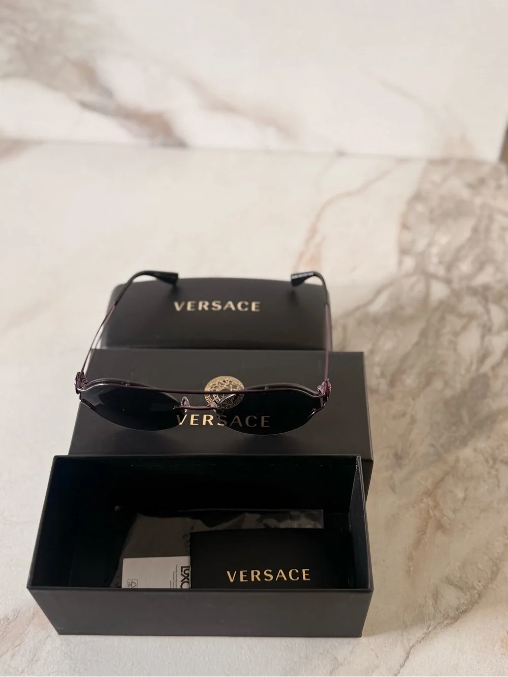 Versace round frame